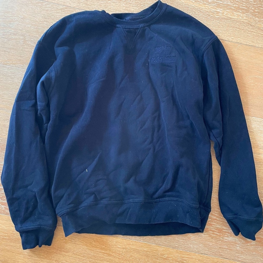 The Fit Equestrian Navy Crewneck Sweatshirt